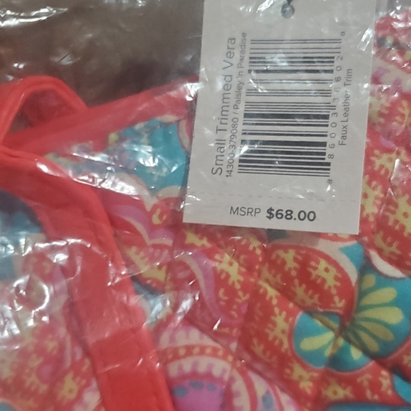 Vera Bradley Colorful Quilted Tote Bag - Picture 2 of 3